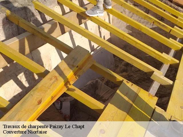 Travaux de charpente  paizay-le-chapt-79170 Couverture Niortaise