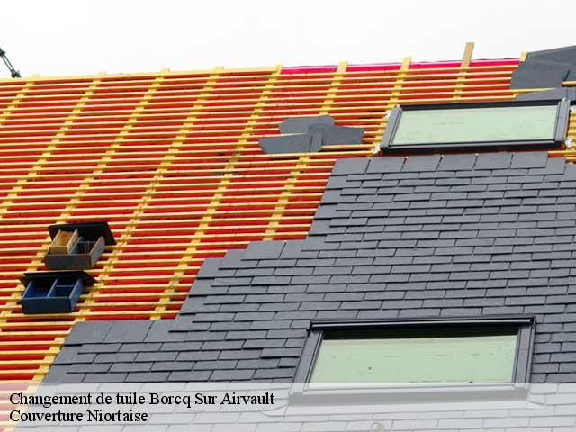 Changement de tuile  borcq-sur-airvault-79600 Couverture Niortaise
