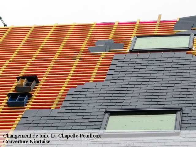 Changement de tuile la-chapelle-pouilloux-79190 Couverture Niortaise