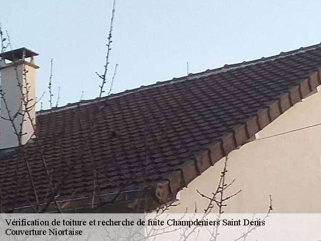 Vérification de toiture et recherche de fuite champdeniers-saint-denis-79220 Couverture Niortaise