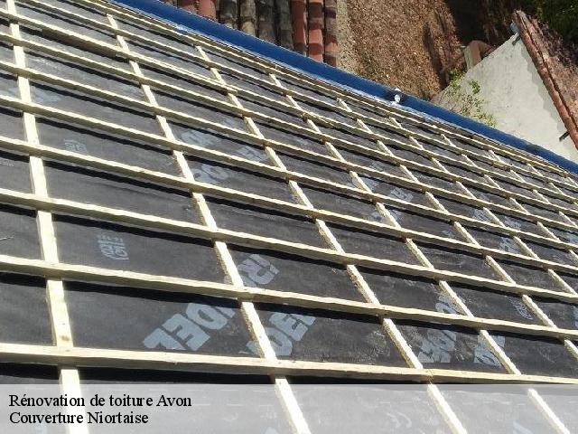 Rénovation de toiture  avon-79800 Couverture Niortaise