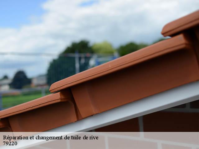 Réparation et changement de tuile de rive 79220